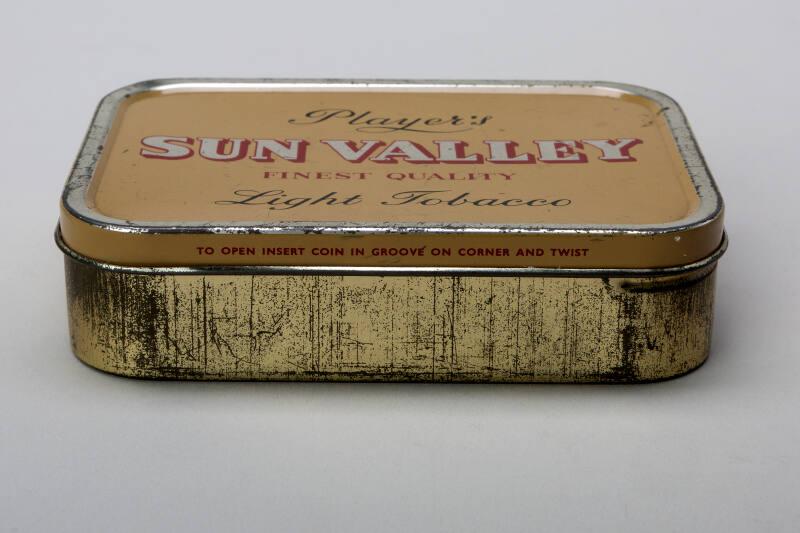 Player's Sun Valley Tobacco Tin