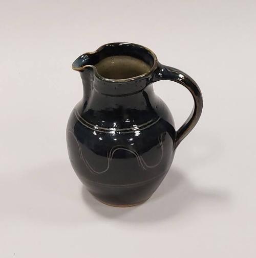 Stoneware Medium Jug with Combed Decoration