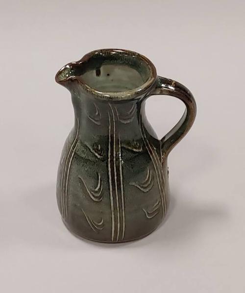 Stoneware Medium Jug with Wood Ash Glaze