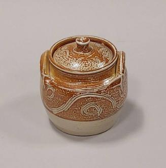 Salt-glazed Stoneware Small Store Jar