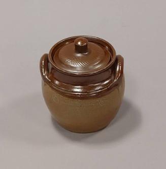 Stoneware Small Handled Store Jar
