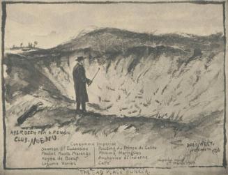 Menu for the Aberdeen Pen and Pencil Club