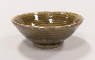 Stoneware Small Bowl with Wood Ash Glaze