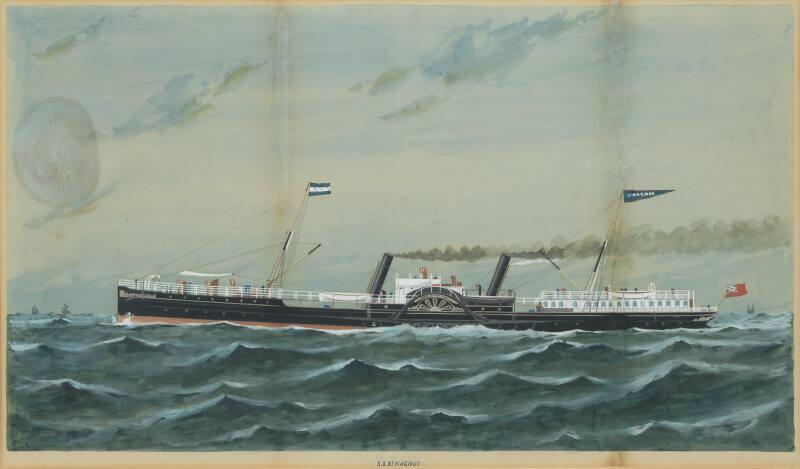 watercolour painting of St Magnus I by an unknown artist