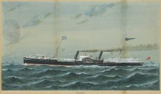 watercolour painting of St Magnus I by an unknown artist