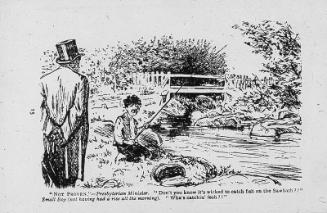 It's wicked to catch fish on the Sawbath