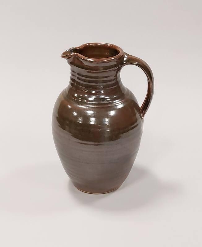 Stoneware Large Jug with Iron Glaze