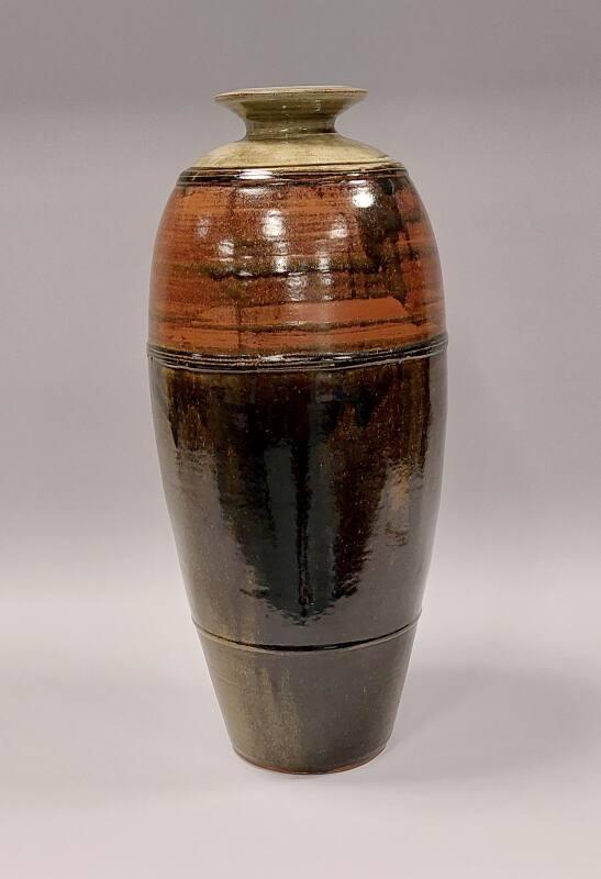 Stoneware Tall Slim Bottle