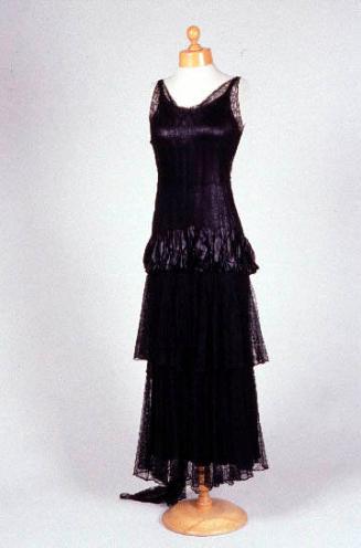 Black Lace Evening Dress