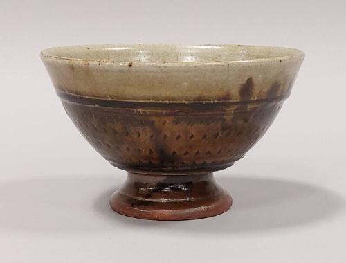 Stoneware Footed Bowl or Tazza