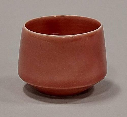 Small Pink Oval Porcelain Pot