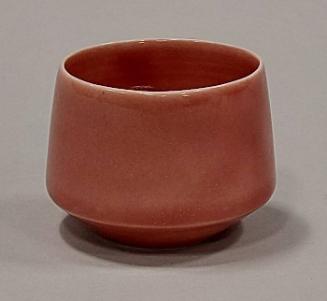 Small Pink Oval Porcelain Pot