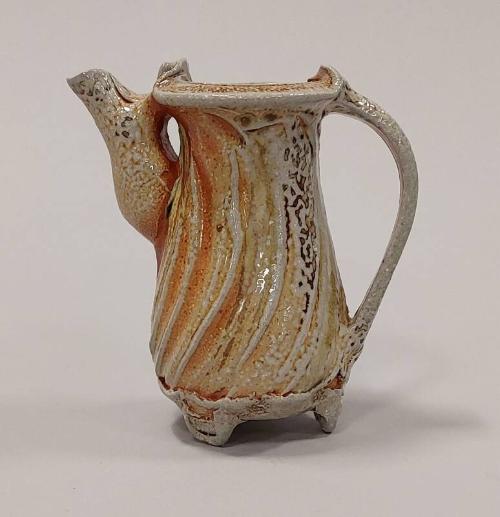 Stoneware Jug With Sodium Vapour Glaze