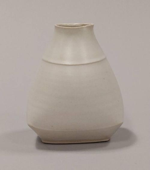 White Stoneware Pourer