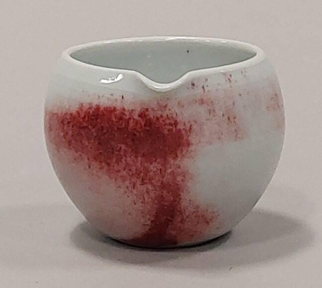 Small Porcelain Pourer With Celadon and Sang-de-Boeuf Glaze