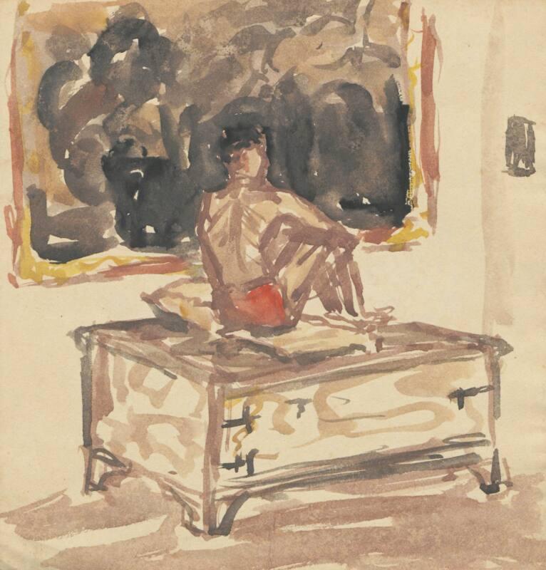 Seated Man in an interior