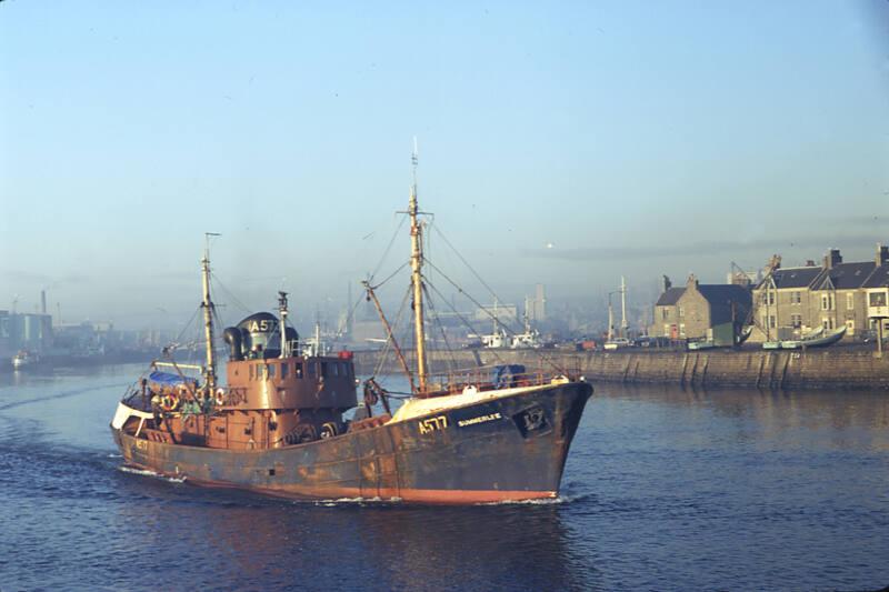 trawler Summerlee in Aberdeen harbour