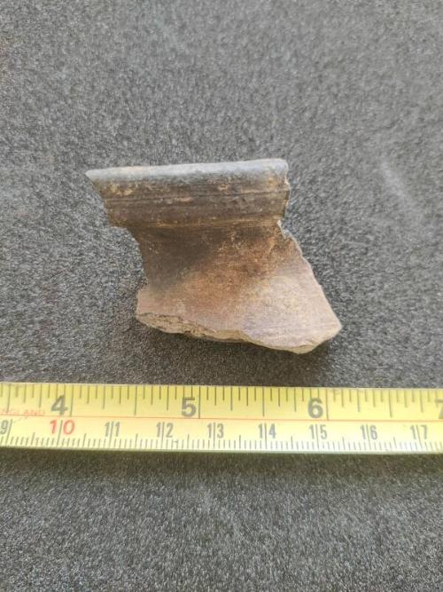 AB/Q/73 Yorkshire Ware Jug Rim Sherd