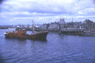 colour slide showing the trawler Admiral Frobisher in Aberdeen harbour