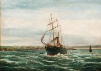 SS Thermopylae Leaving Aberdeen