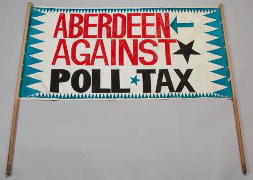 Aberdeen Against the Poll Tax banner