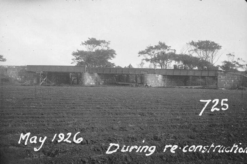 Rail Bridge No.725 Being Reconstructed