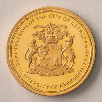 University of Aberdeen Freedom of the City of Aberdeen Medal