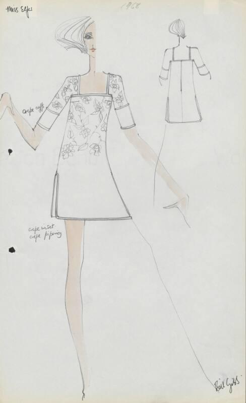 Drawing of Dress