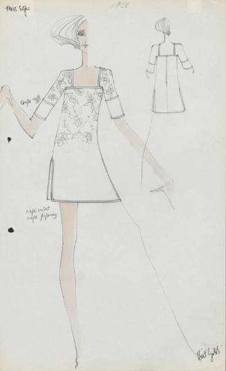 Drawing of Dress