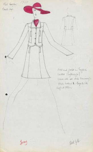 Drawing of Dress and Jacket