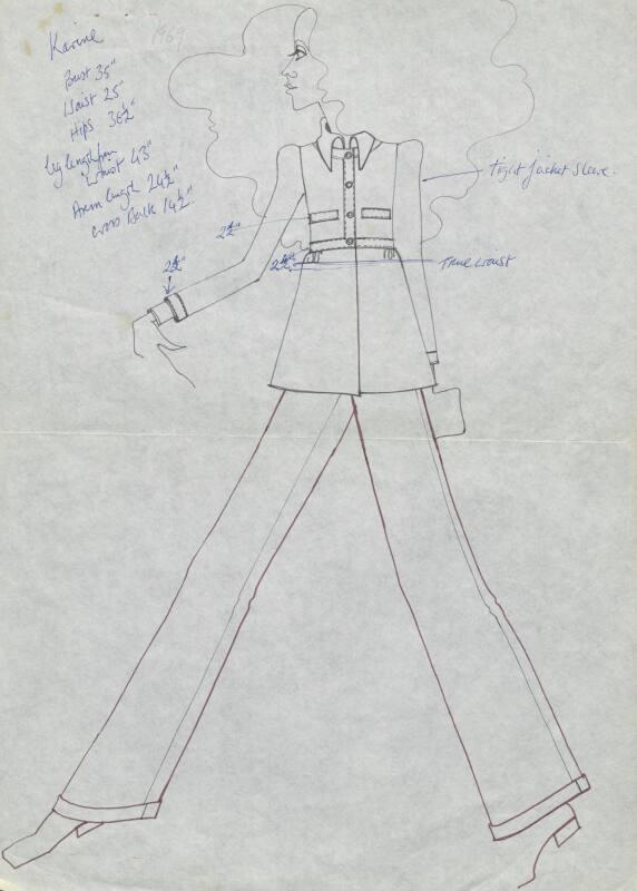 Drawing of Jacket and Trousers