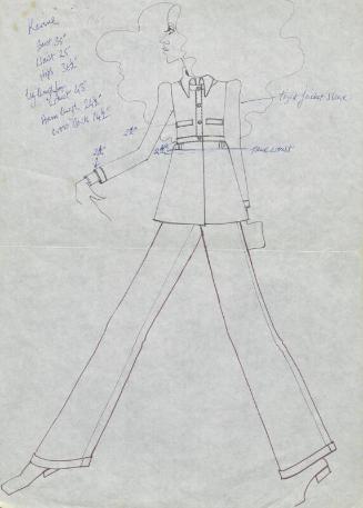 Drawing of Jacket and Trousers