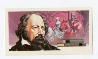 Brooke Bond Tea Card - "Famous People" series - No. 3  Alfred Lord Tennyson