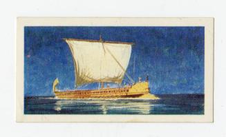 "The Saga of Ships" Brooke Bond Tea Card - Argo