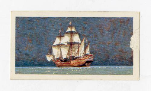 "The Saga of Ships" Brooke Bond Tea Card - Ark Royal (Galleon)