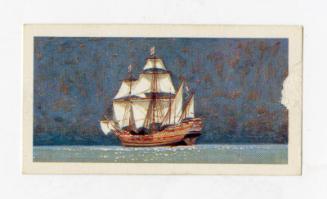 "The Saga of Ships" Brooke Bond Tea Card - Ark Royal (Galleon)