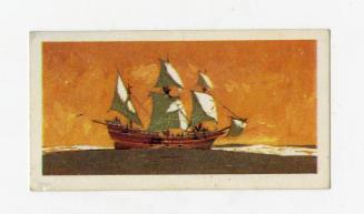 "The Saga of Ships" Brooke Bond Tea Card - Mayflower