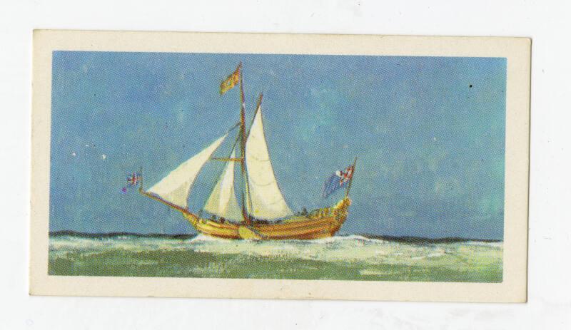 "The Saga of Ships" Brooke Bond Tea Card - Mary