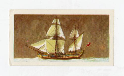 "The Saga of Ships" Brooke Bond Tea Card - Nonsuch