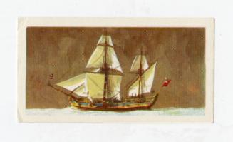 "The Saga of Ships" Brooke Bond Tea Card - Nonsuch