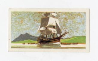 "The Saga of Ships" Brooke Bond Tea Card - HM Bark Endeavour