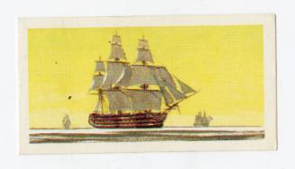 "The Saga of Ships" Brooke Bond Tea Card - H.M.S Victory