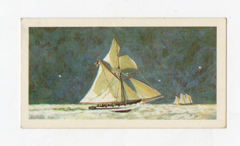 "The Saga of Ships" Brooke Bond Tea Card - Revenue Cutter