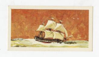 "The Saga of Ships" Brooke Bond Tea Card - T.S. Foundroyant