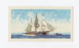 "The Saga of Ships" Brooke Bond Tea Card - Charles W Morgan