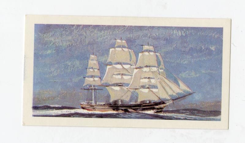 "The Saga of Ships" Brooke Bond Tea Card - Cutty Sark