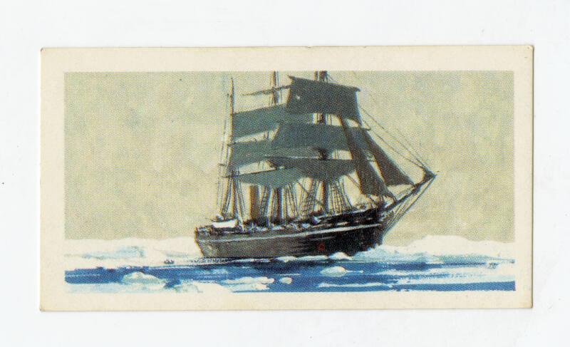 "The Saga of Ships" Brooke Bond Tea Card - H.M.S. Discovery