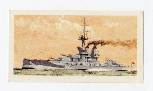 "The Saga of Ships" Brooke Bond Tea Card - H.M.S. Iron Duke