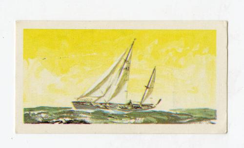 "The Saga of Ships" Brooke Bond Tea Card - Gypsy Moth IV