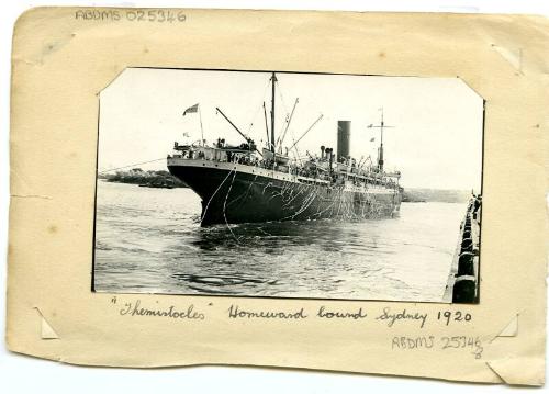 Photograph of THEMISTOCLES, 1920, Sydney, Australia